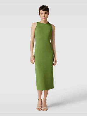Zdjęcie produktu Sukienka midi w jednolitym kolorze model ‘BACCANO’ MaxMara Leisure