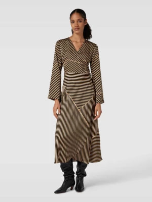Zdjęcie produktu Sukienka midi w kopertowym stylu model ‘Amber’ NEO NOIR