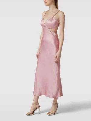 Zdjęcie produktu Sukienka midi z efektem błyszczącym model ‘ROME DIAMONTE’ bardot