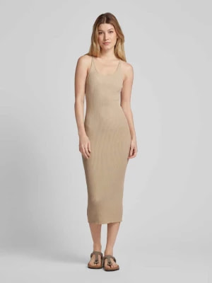 Zdjęcie produktu Sukienka midi z efektem prążkowania model ‘JUINIPER’ Aware