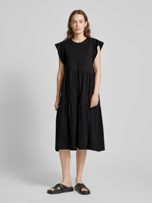 Zdjęcie produktu Sukienka midi z krótkim rękawem model ‘SUMMER’ Vila