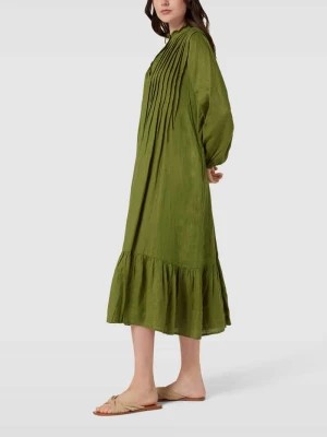 Zdjęcie produktu Sukienka midi z plisami model ‘Jennifer’ tonno & panna