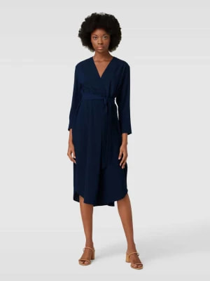 Zdjęcie produktu Sukienka midi z wiązanym paskiem Esprit