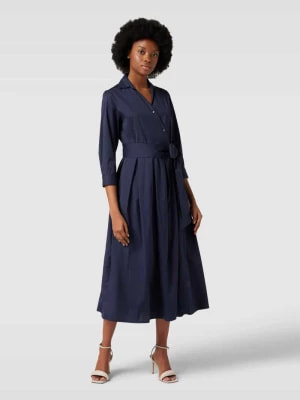 Zdjęcie produktu Sukienka midi z wiązanym paskiem model ‘Julene’ 0039 italy