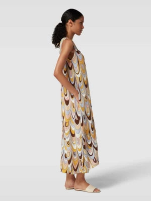 Zdjęcie produktu Sukienka midi ze wzorem na całej powierzchni Ana Alcazar