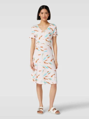 Zdjęcie produktu Sukienka midi ze wzorem na całej powierzchni Tom Tailor