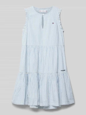 Zdjęcie produktu Sukienka midi ze wzorem w paski Tommy Hilfiger Teens