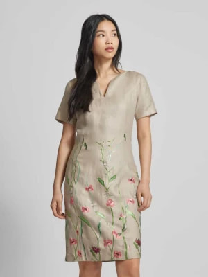 Zdjęcie produktu Sukienka o długości do kolan z dekoltem w serek WHITE LABEL