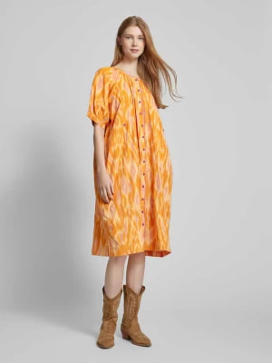 Zdjęcie produktu Sukienka o długości do kolan z listwą guzikową model ‘DALI’ Oilily