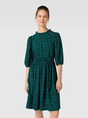 Zdjęcie produktu Sukienka o długości do kolan z mieszanki wiskozy z kwiatowym wzorem na całej powierzchni Marc O'Polo DENIM