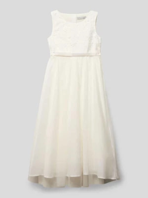 Zdjęcie produktu Sukienka o długości do kolan z ozdobnym obszyciem Une Hautre Couture