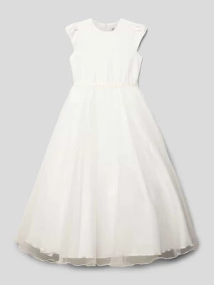 Zdjęcie produktu Sukienka o długości do kolan z półprzezroczystym obszyciem Une Hautre Couture