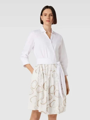 Zdjęcie produktu Sukienka o długości do kolan z wiązanym paskiem model ‘Jule’ 0039 italy