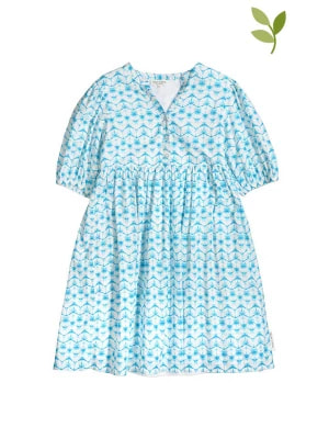Zdjęcie produktu Marc O'Polo Junior Sukienka w kolorze biało-błękitnym rozmiar: 104/110