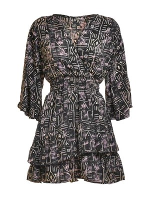 Zdjęcie produktu BLE Sukienka w kolorze czarnym ze wzorem rozmiar: onesize