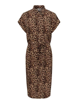 Zdjęcie produktu Pieces Sukienka w kolorze jasnobrązowo-czarnym rozmiar: XS
