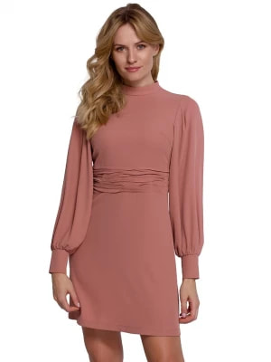 Zdjęcie produktu Makover Sukienka w kolorze jasnoróżowym rozmiar: XL