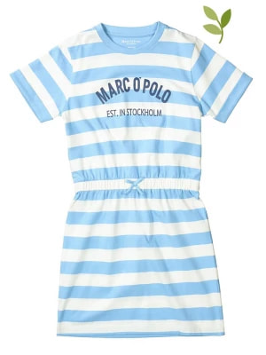 Zdjęcie produktu Marc O'Polo Junior Sukienka w kolorze niebiesko-białym rozmiar: 176