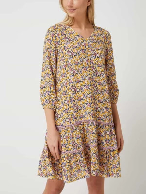 Zdjęcie produktu Sukienka w kwiatowe wzory MORE & MORE