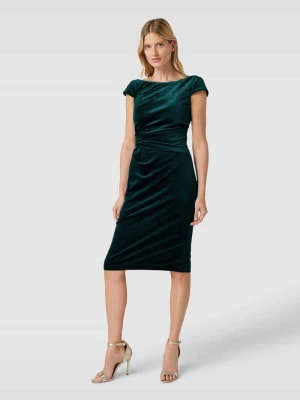 Zdjęcie produktu Sukienka wieczorowa o długości do kolan z krótkimi rękawkami luxuar