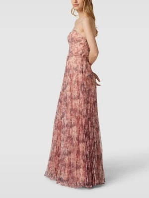 Zdjęcie produktu Sukienka wieczorowa z kwiatowym wzorem Unique