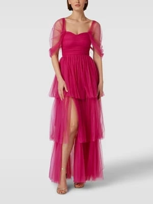 Zdjęcie produktu Sukienka wieczorowa z odkrytymi ramionami Lace & Beads