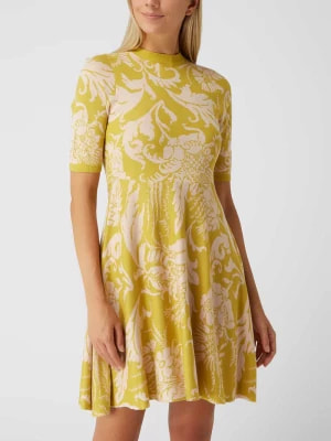 Zdjęcie produktu Sukienka z dzianiny z kwiatowym wzorem model ‘Monniey’ Ted Baker