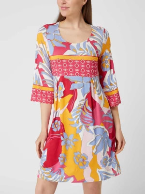 Zdjęcie produktu Sukienka z kwiatowym wzorem model ‘Abito’ Chiara Fiorini