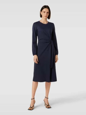 Zdjęcie produktu Sukienka z rękawami o długości 3/4 w jednolitym kolorze Weekend Max Mara