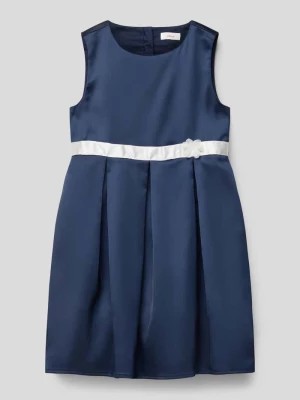 Zdjęcie produktu Sukienka z tasiemką w talii i kwiatową aplikacją s.Oliver RED LABEL