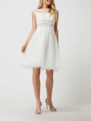 Zdjęcie produktu Suknia ślubna z tiulu z plisami luxuar
