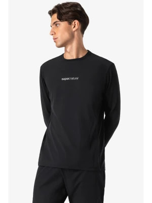 Zdjęcie produktu super.natural Koszulka funkcyjna "Windbreaker" w kolorze czarnym rozmiar: S