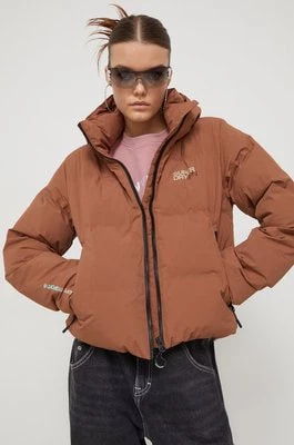 Zdjęcie produktu Superdry kurtka damska kolor brązowy zimowa