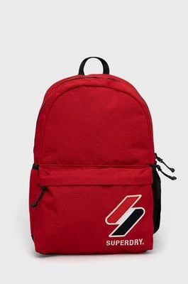 Zdjęcie produktu Superdry Plecak męski kolor czerwony duży gładki