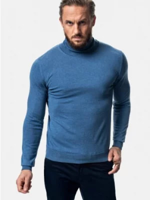 Zdjęcie produktu sweter denton golf niebieska Recman
