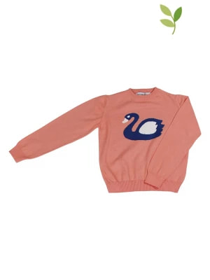 Zdjęcie produktu ONNOLULU Sweter "Swan" w kolorze jasnoróżowym rozmiar: 98-104