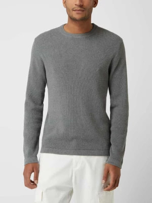 Zdjęcie produktu Sweter z bawełny ekologicznej model ‘Rocks’ Selected Homme