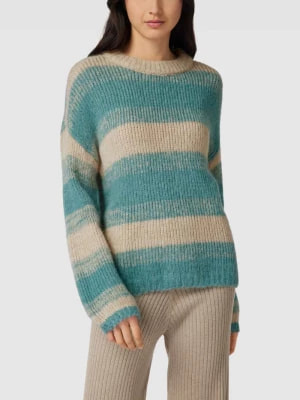 Zdjęcie produktu Sweter z dzianiny w paski BETTY & CO GREY
