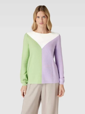 Zdjęcie produktu Sweter z dzianiny w stylu Colour Blocking Christian Berg Woman
