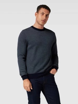 Zdjęcie produktu Sweter z dzianiny z wełny lana z naszywką z logo PAUL & SHARK