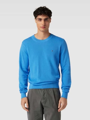 Zdjęcie produktu Sweter z dzianiny z wyhaftowanym logo model ‘CHAIN’ Tommy Hilfiger