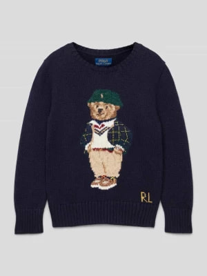 Zdjęcie produktu Sweter z dzianiny z wyhaftowanym logo Polo Ralph Lauren Kids