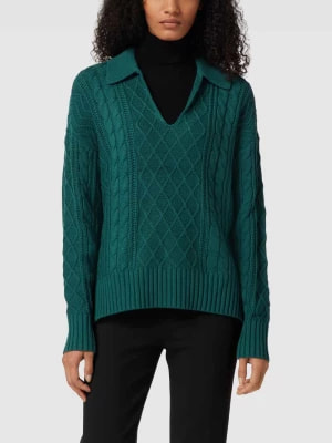 Zdjęcie produktu Sweter z dzianiny z wzorem warkocza Christian Berg Woman