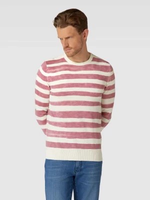 Zdjęcie produktu Sweter z dzianiny ze wzorem w paski model ‘printed stripe knitter’ Tom Tailor