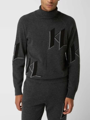 Zdjęcie produktu Sweter z wywijanym kołnierzem z kaszmiru Karl Lagerfeld