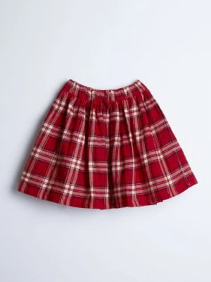 Zdjęcie produktu Świąteczna czerwona spódnica niemowlęca w kratę - 5.10.15.