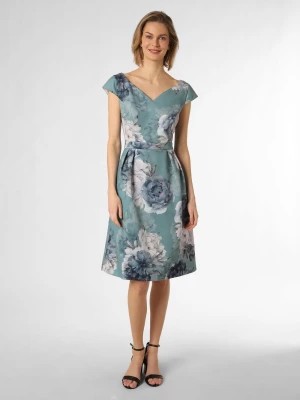 Zdjęcie produktu Swing Damska sukienka wieczorowa Kobiety Dżersej niebieski|zielony|biały wzorzysty,