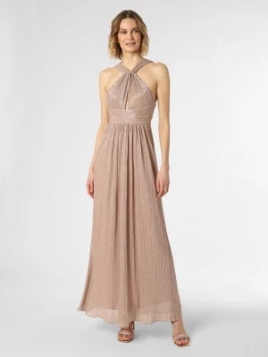 Zdjęcie produktu Swing Damska sukienka wieczorowa Kobiety Sztuczne włókno różowy|różowe złoto wypukły wzór tkaniny,
