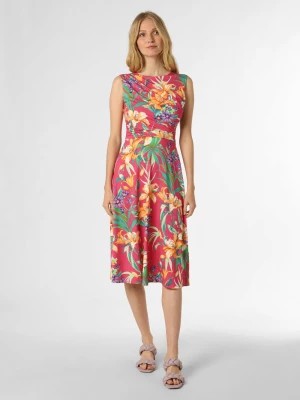 Zdjęcie produktu Swing Damska sukienka wieczorowa Kobiety wiskoza wyrazisty róż|wielokolorowy wzorzysty,