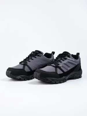 Zdjęcie produktu Szare buty trekkingowe męskie DK aqua Softshell